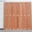 Tuinscherm hardhout recht 180x180cm 15 planks (Keruiing)