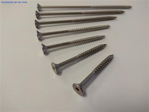 Opeenvolgend Tijdig wond Schroef RVS A2, 5x 50mm (T25)(200stuks) - Webshop - Houthandel van der Hoek