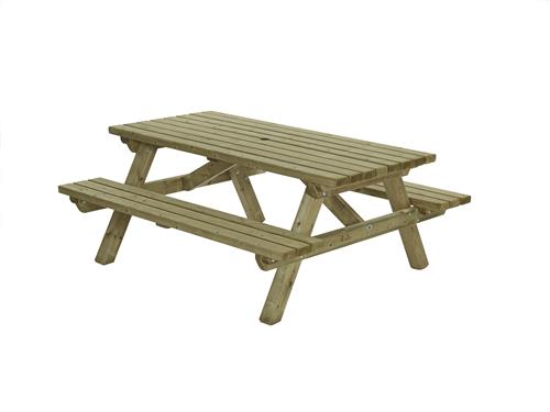 Picknicktafel 180x160cm, 45mm (Talen 0406)