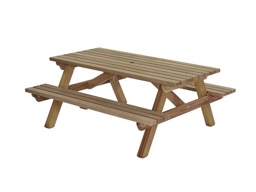 Picknicktafel 180x160cm, hardhout (Talen 0436)