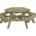 Picknicktafel zeshoek, 225cm (Talen 0438)