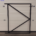 Poortframe zwart gepoedercoat 155x90cm