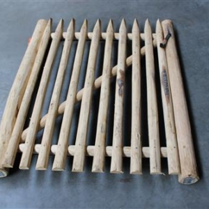 Poort Kastanje 100x100cm (incl. beslag) basis