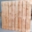 Tuinscherm Lariks/Douglas recht 180x180cm (17pl) budget